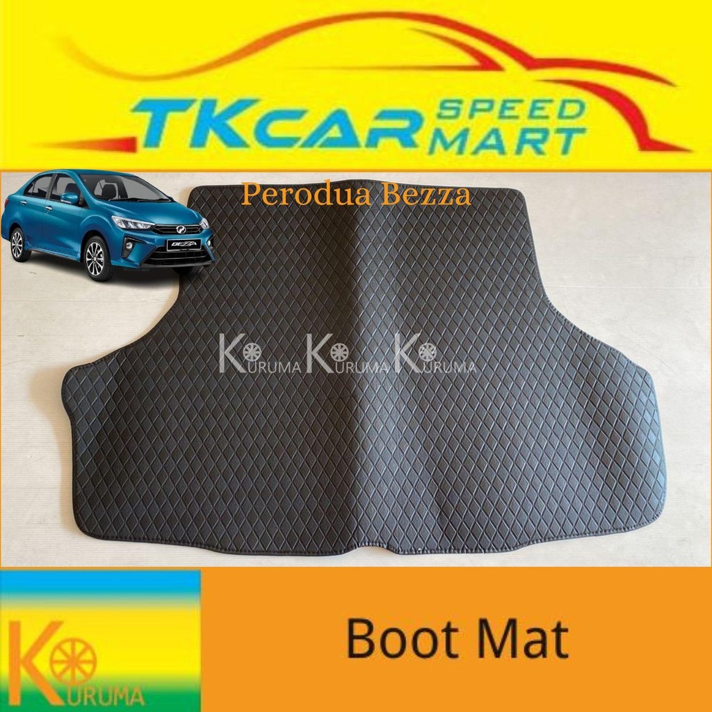 [READY STOCK] PERODUA BEZZA ALL NEW 2016-2024 ( KURUMA ) BOOT MAT ...