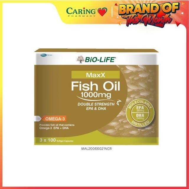 BIO-LIFE MAXX FISH OIL 1000MG 100S × 3 | Shopee Malaysia