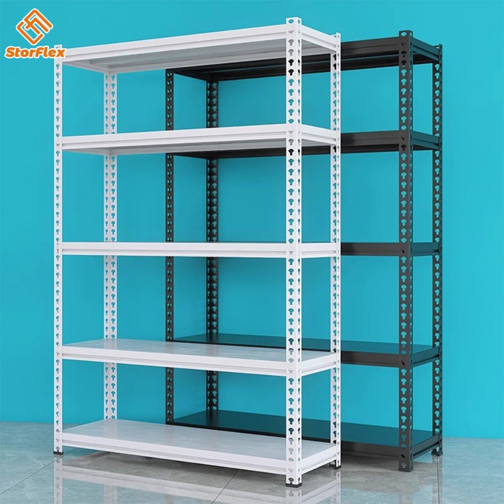 4/5 Tier Metal Boltless Rack Home Kitchen Store Storage Rack Warehouse ...