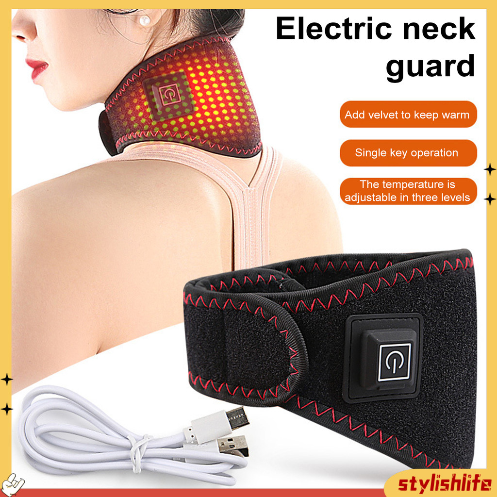 USB Neck Heat Pad Electric Neck Warer Collar Pain Relief Physical