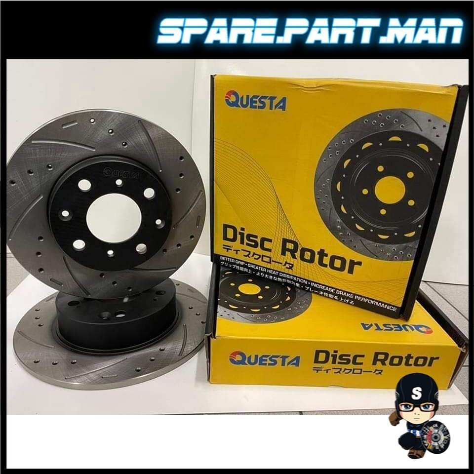 PERODUA MYVI LAGI BEST BEZZA AXIA FRONT DISC ROTOR RACING PERFORMANCE ...