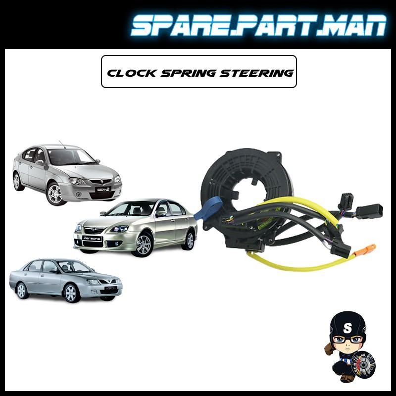 Proton Waja Gen 2 Persona Wira Satria 10 way Clock Spring Gen2 Spiral ...