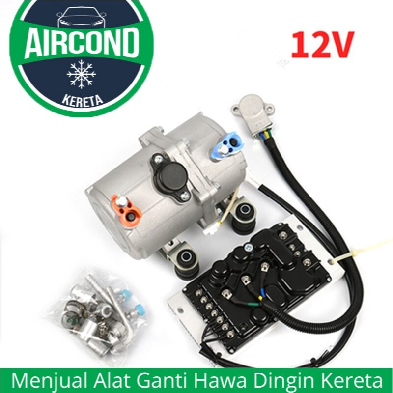 12V 24V A/C Electric Compressor Set for Auto AC Air Conditioning Car ...