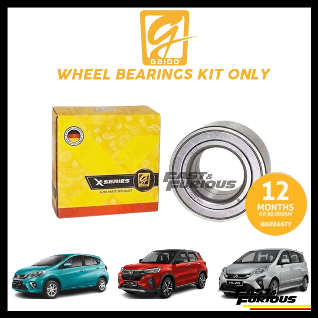 Gaido Front Wheel Bearing Hub Perodua Alza 1.5 Ativa Myvi D20N Aruz ...