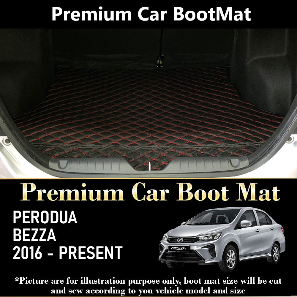 Perodua BEZZA 2016 2017 2018 2019 2020 2021 2022 2023 24 25 Boot Mat ...