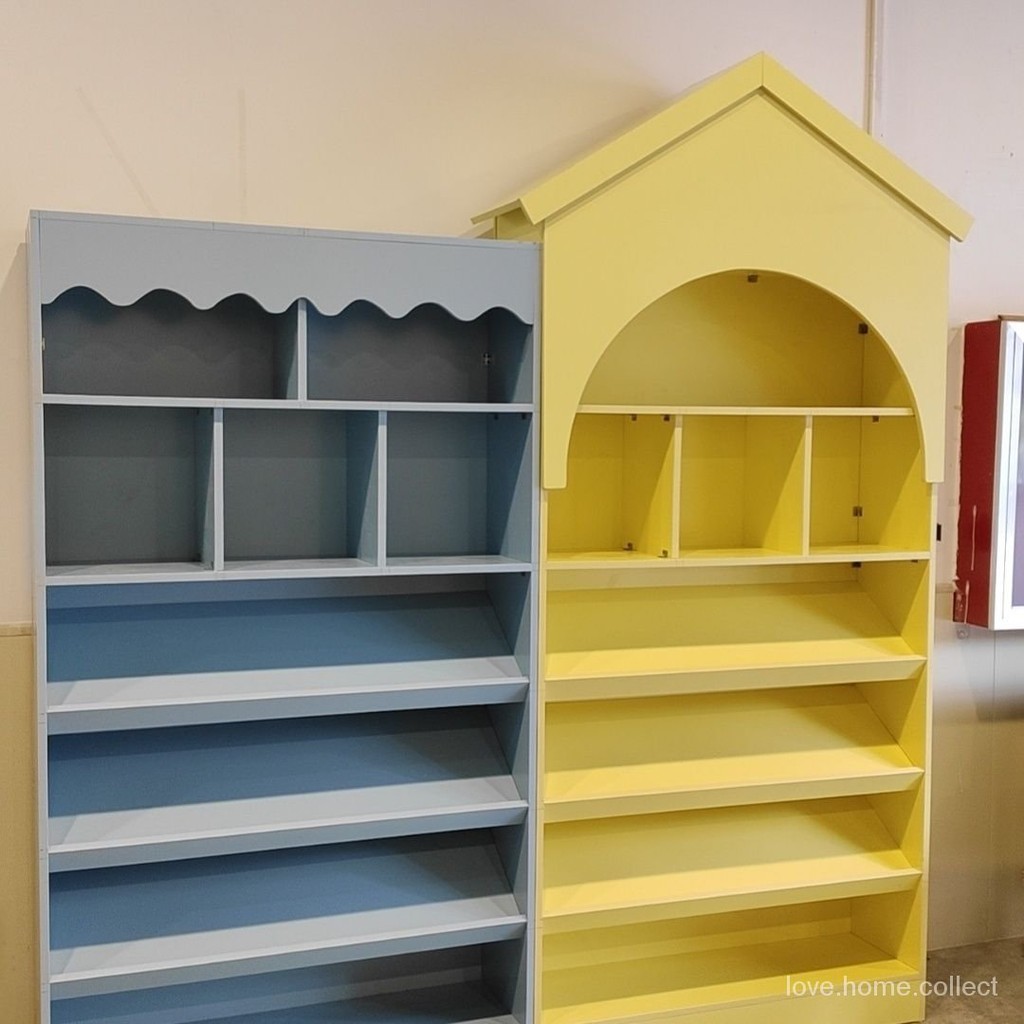 Wooden Showcase Bookcase Library Shelf Bookshelf Showcase HQ7M | Shopee ...