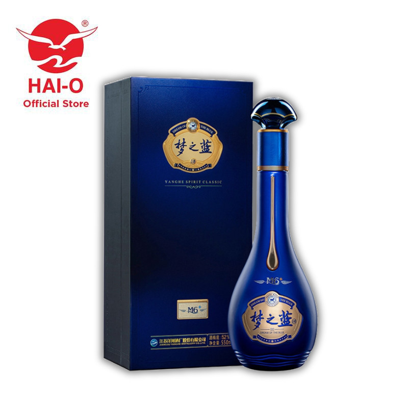 洋河蓝色经典梦之蓝M6+ (52度) 550ML Mengzhilan(Dream Blue) M6+ (52