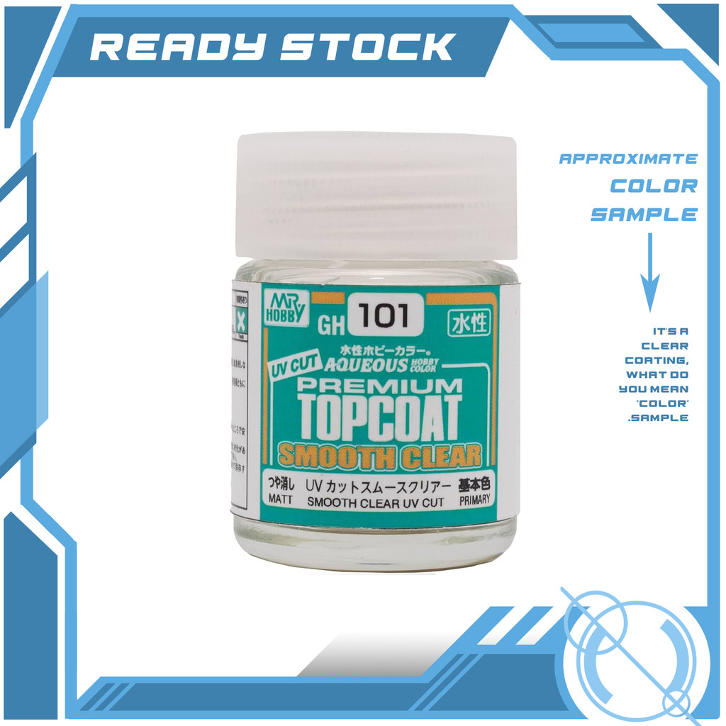 Mr Hobby GH101 - Premium Top Coat Smooth Clear UV Cut (Matt) | Shopee ...