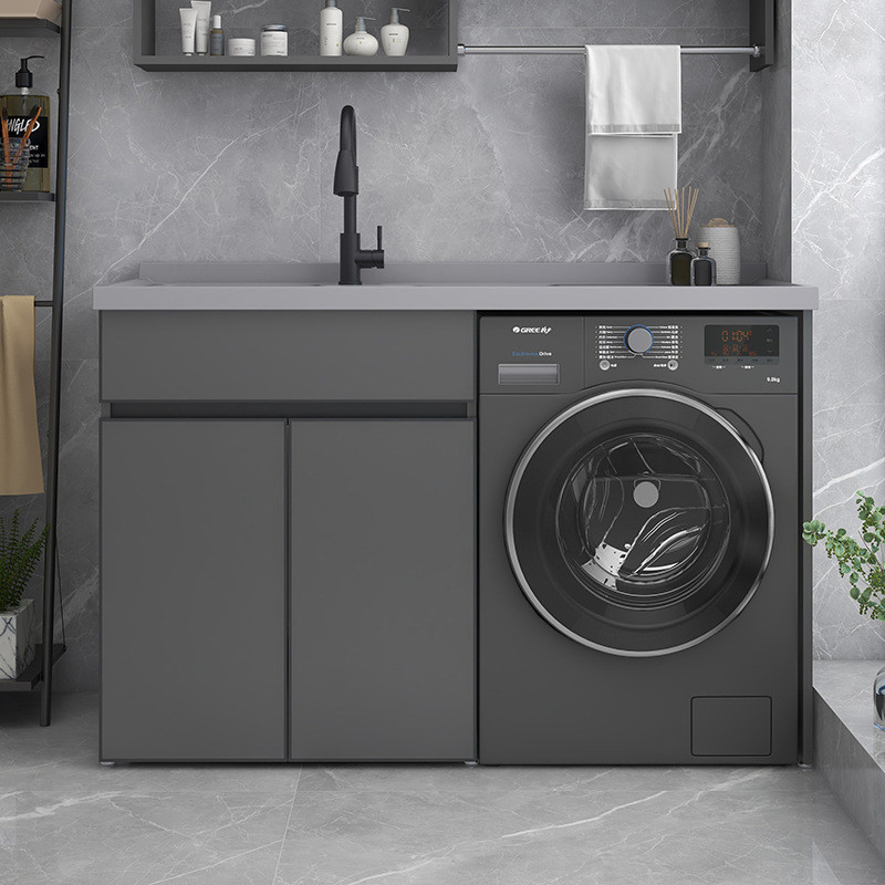 Contact seller/Alumimum Balcony Washing Machine Cabinet Assembled ...