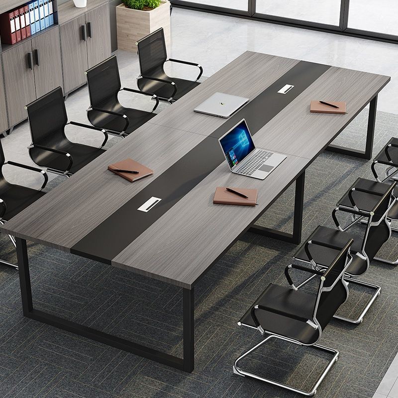 Q-8/Conference Table Long Table Simple Modern Office Table and Chair ...