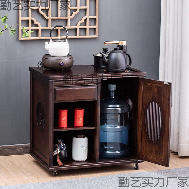 J-H/Mobile Tea Cabinet Small Tea Table Living Room Home Sideboard Tea ...