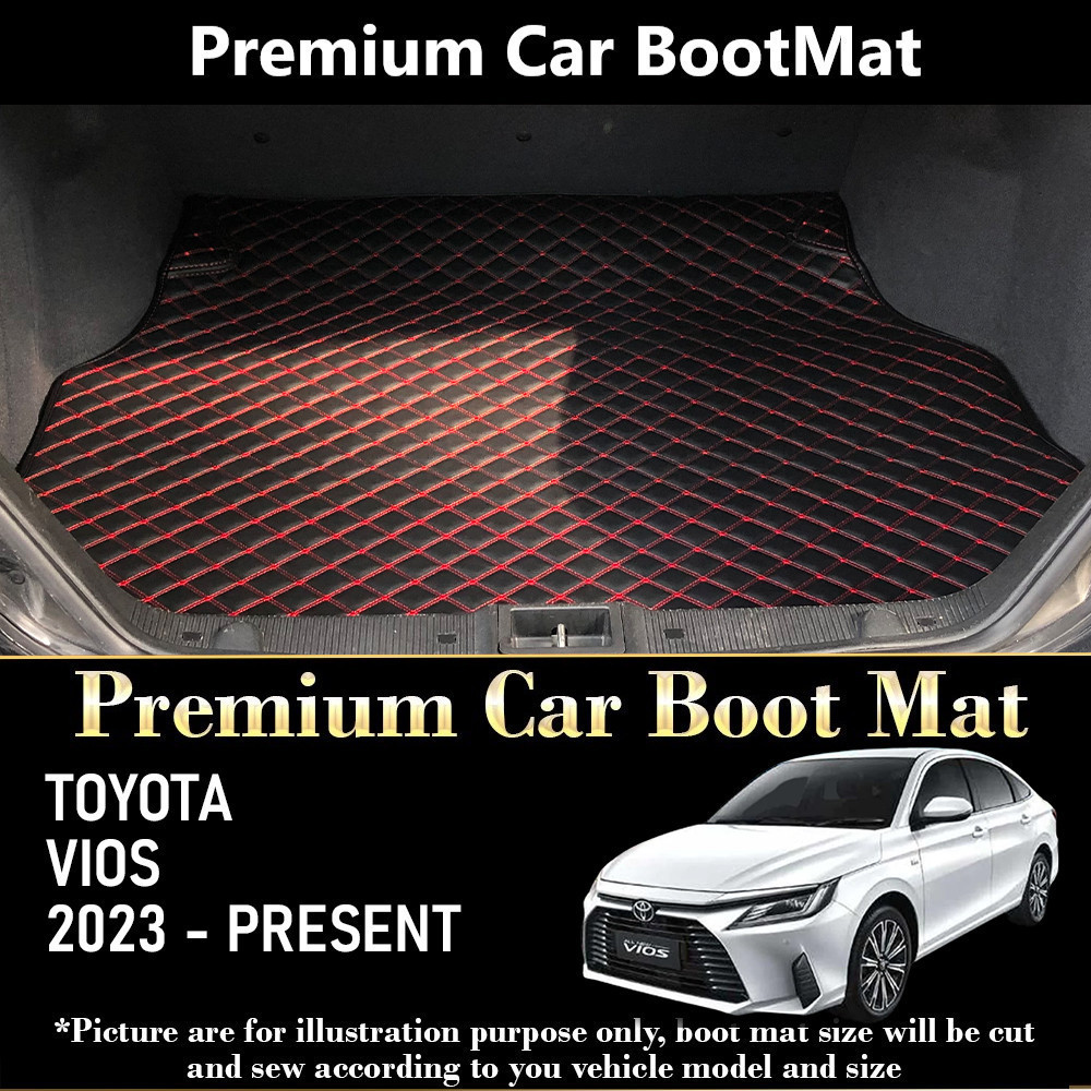 TOYOTA VIOS 2023 2024 2025 Boot Mat Car Boot Carpet VIP Boot Tray Cargo ...