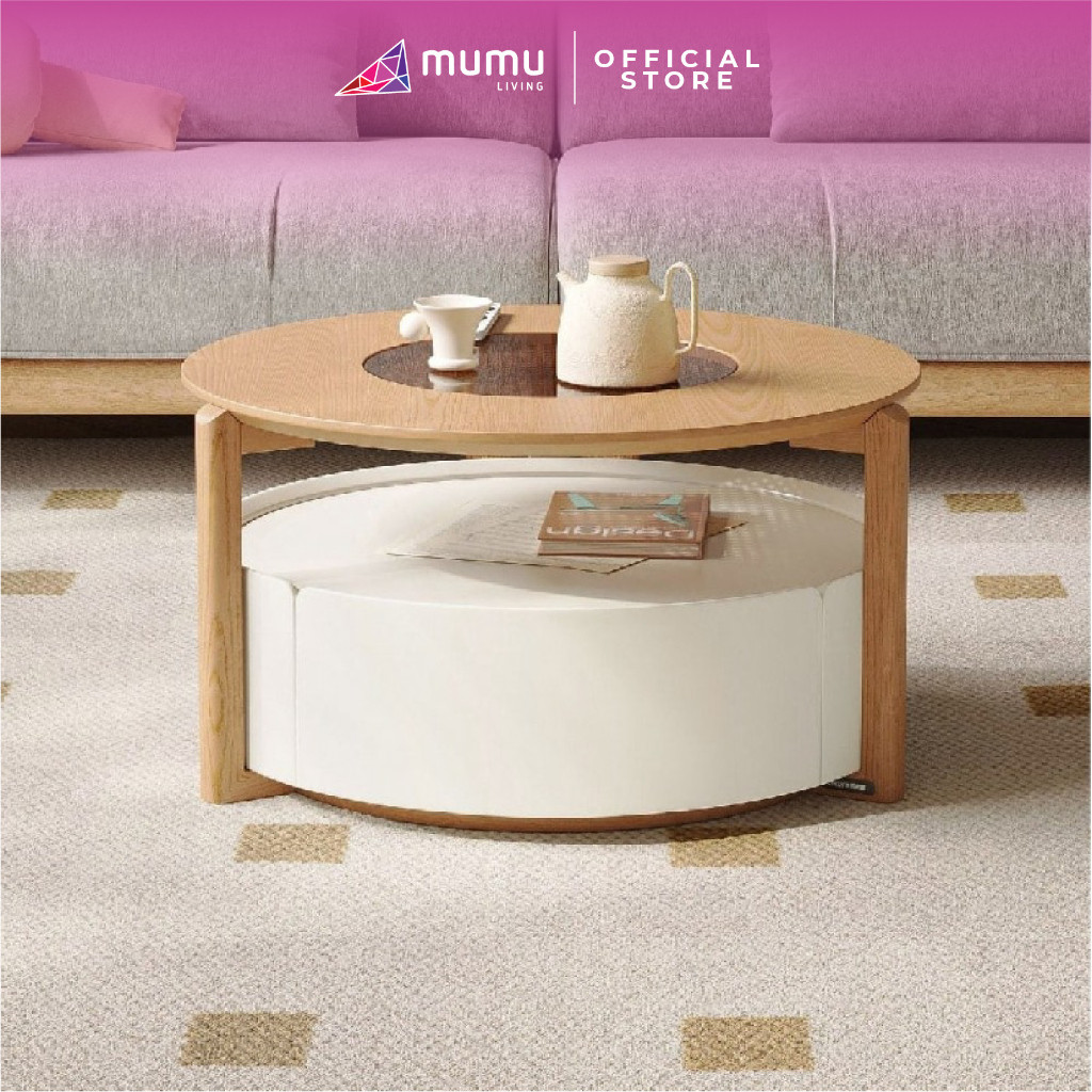 [MUMU Living] Yami Round Coffee Table | Shopee Malaysia