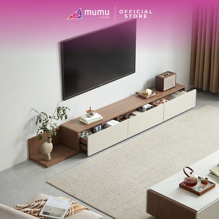 [MUMU Living] Hudson Extendable TV Cabinet | Shopee Malaysia