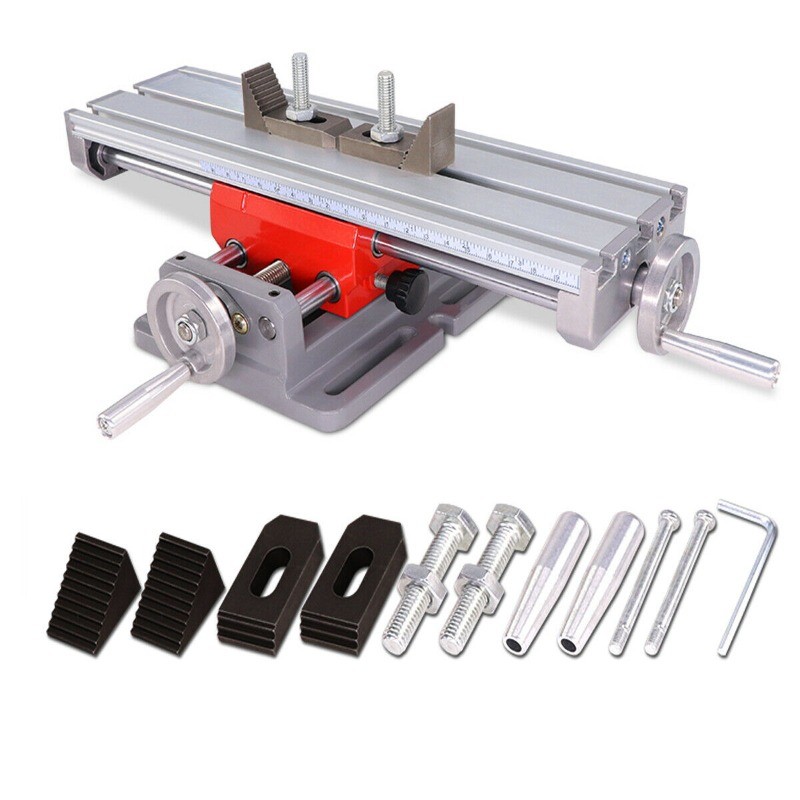 X Y Axis Mini Bench Cross Slide Vise Table Mini Aluminium Milling ...