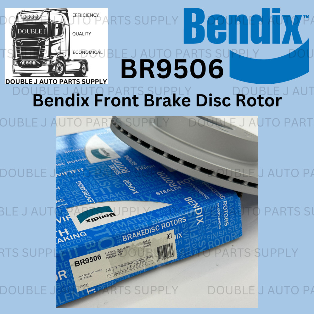 Genuine BENDIX Front Brake Disc / Brek Disc Depan Myvi Lagi Best (2012 ...