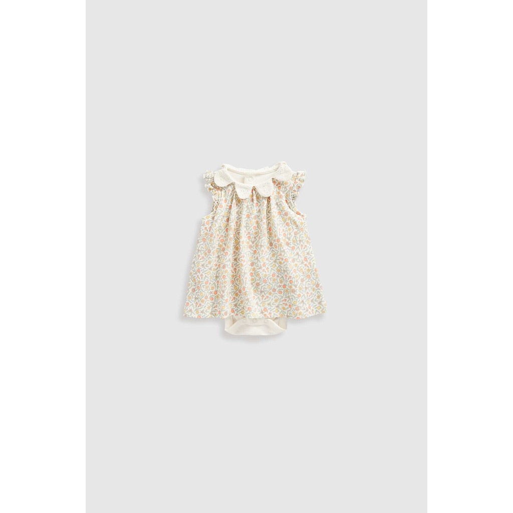 Mothercare Green Floral Romper Dress