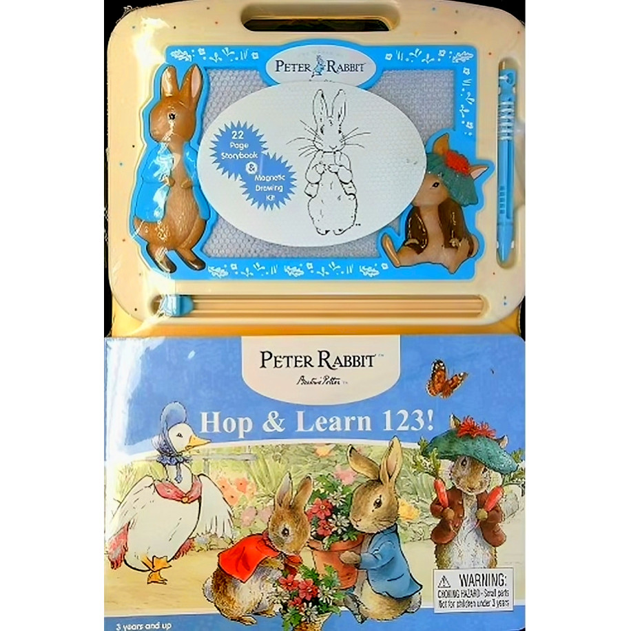 (BBW) PETER RABBIT HOP & LEARN 123: MAGNETIC DRAWING KIT (ISBN ...