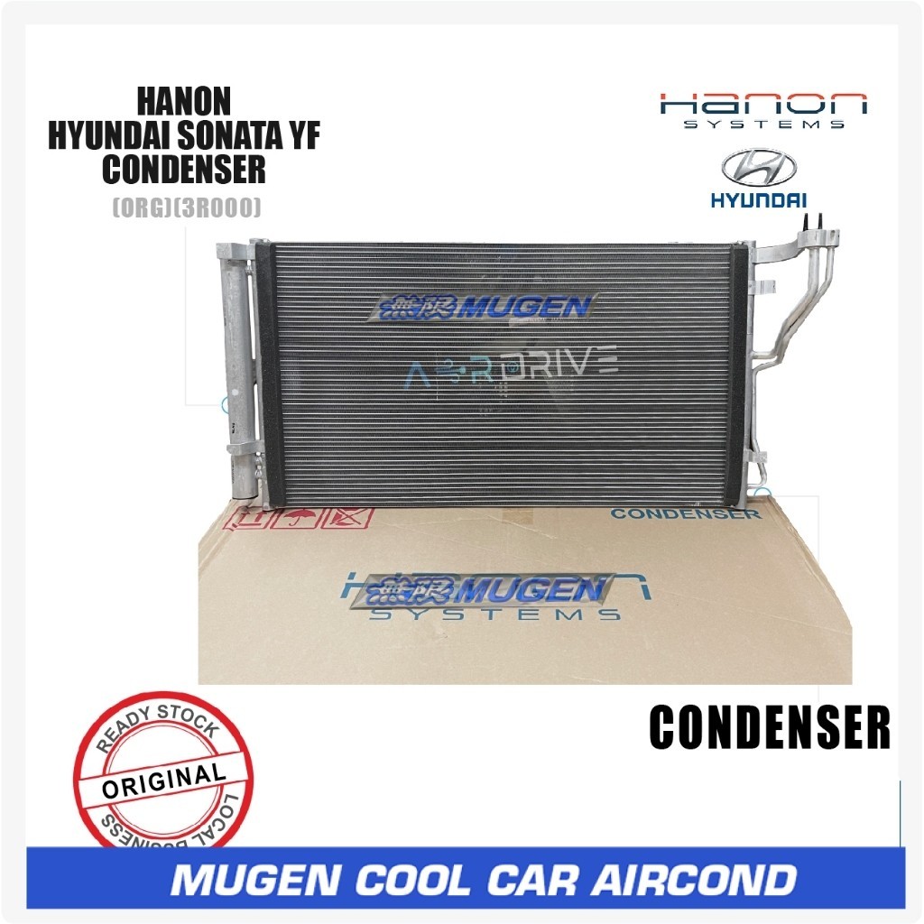 MGC- HANON ORIGINAL HYUNDAI SONATA YF/ KIA OPTIMA K5 CONDENSER 3R000 ...