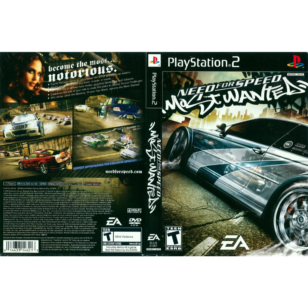 PS2 Games Need for Speed - Most Wanted (v2.00) | Shopee Malaysia