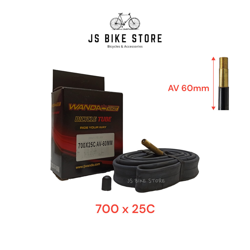 [700x25C AV60] Tayar dalam tuib basikal Fixie bicycle inner tube AV60mm ...