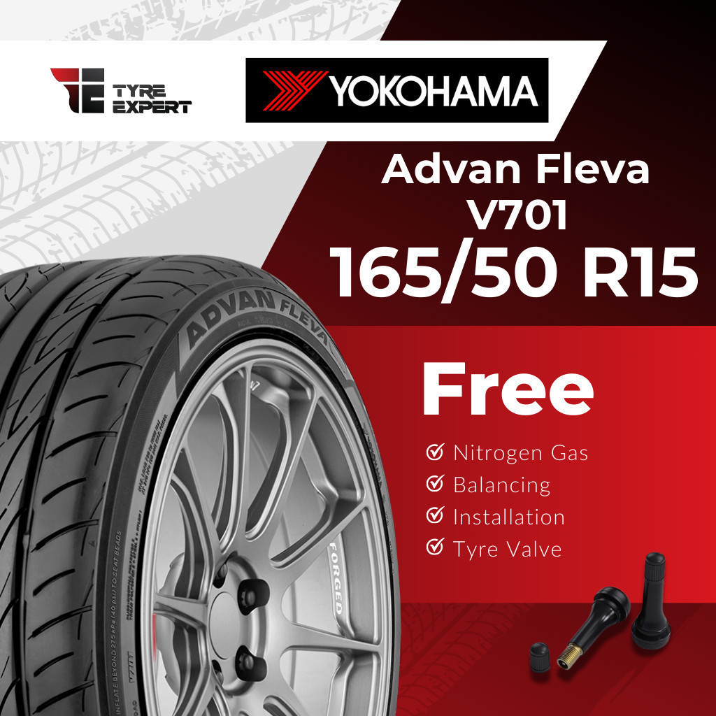 YOKOHAMA Advan Fleva V701 (With Delivery/Installation) 165/50R15