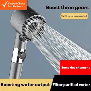 4-in-1 High Pressure Handheld Shower Head - Ultimate Pressurized Massage Experience for Spa-Like Showers