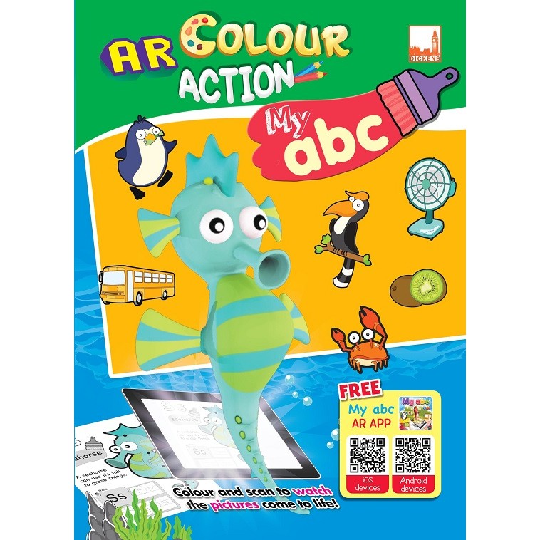 Dickens Kids AR Colour Action My ABC Alphabet Letters Kanak Kanak
