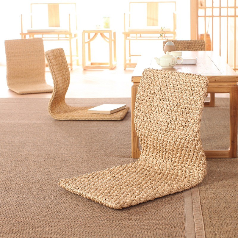 Contact seller/Straw Tatami Armchair Home Lazy Bedroom Dorm Bed Seat
