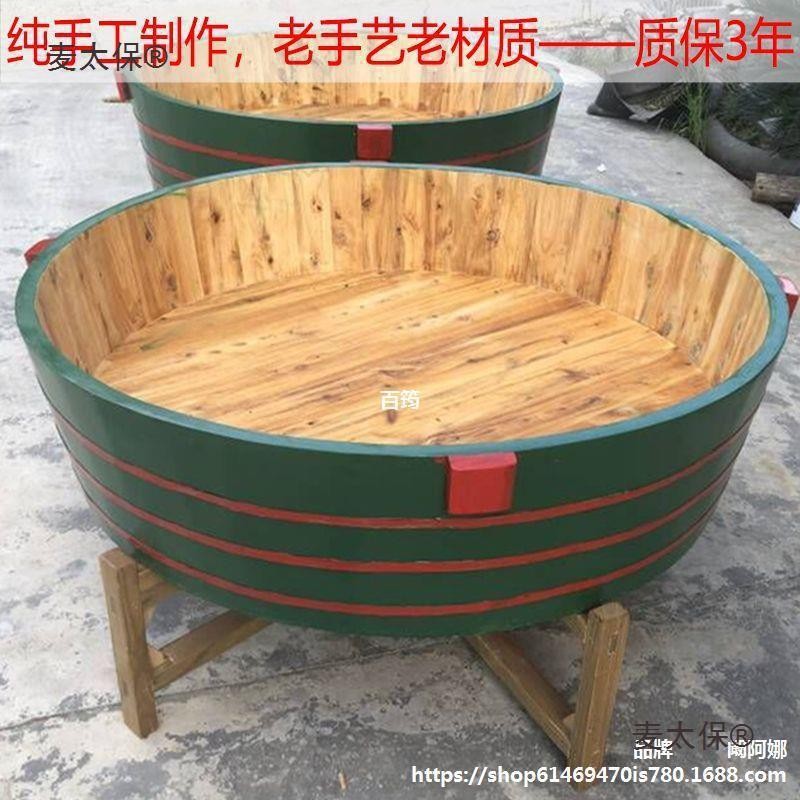 Contact seller 】Handmade Solid Wood round Fish Tank Ancient Wood Sea ...
