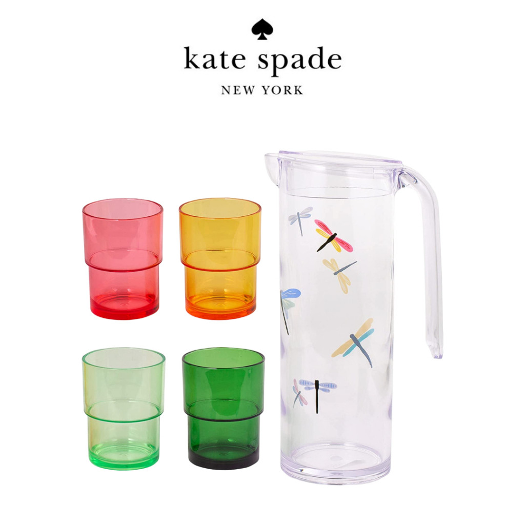 Kate Spade Stationery Nesting Pitcher Set with Water Pitcher and 4 ...