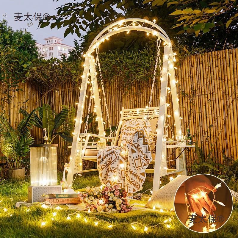 JY-8/Single Swing Rocking Chair Iron Garden Glider Outdoor Villa to ...