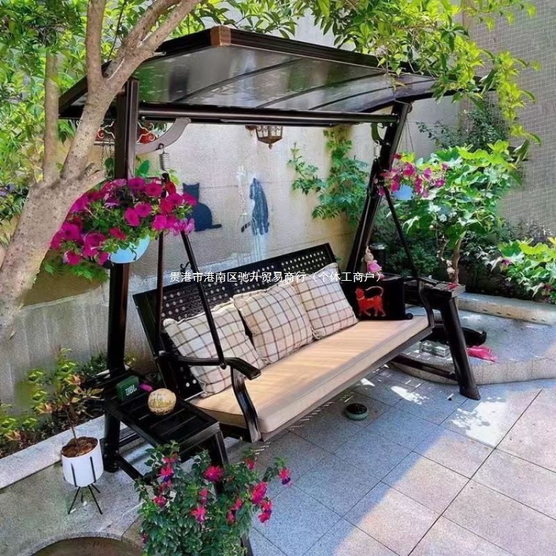 JY-8/Outdoor Swing Double Courtyard Rocking Chair Iron Outdoor Adult ...
