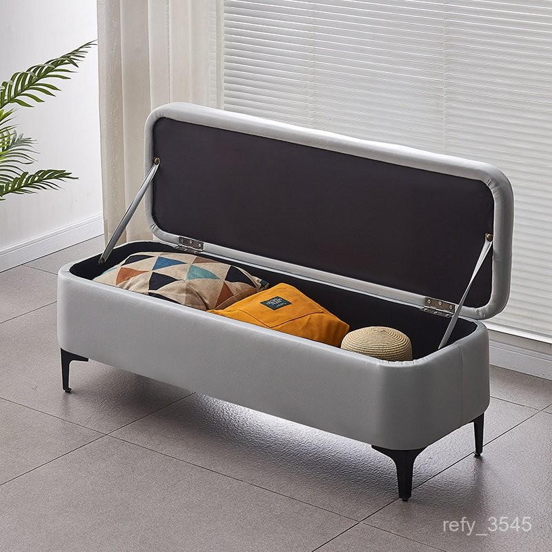 QM-48#Bed End Stool Bedroom Bed Shoe Store Storage Storage Stool Long ...