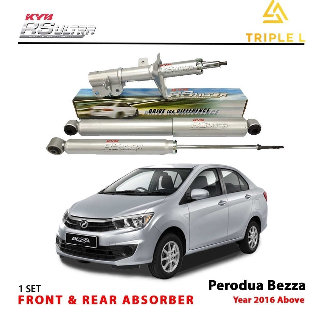 Original Kayaba Perodua Bezza KYB RS Ultra Front And Rear Absorber Set ...