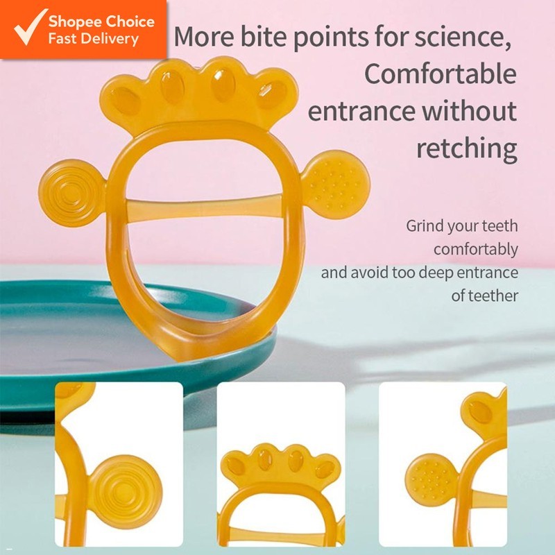 Baby Teething Toy – Food Grade Nano Silver Silicone Teether & Pacifier ...