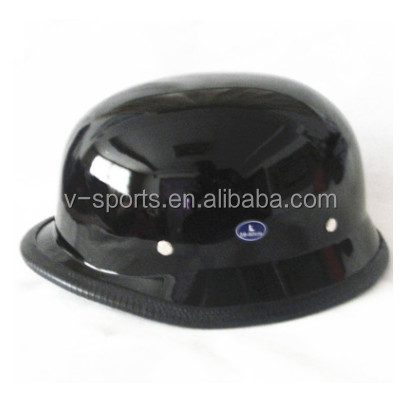 ORZ DOT Matte Black Half Helmet – Skull Cap Style For Scooter, Chopper & ATV