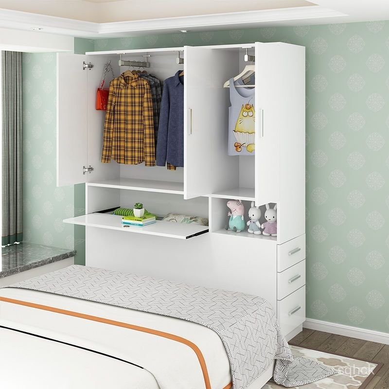 Contact seller/Slit Wardrobe Side Pull Narrow All Solid Wood