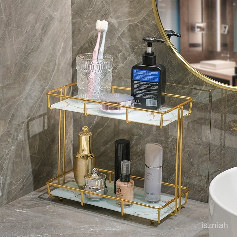 M/Cosmetics Washing Table Storage Rack Bathroom Desktop Wash Basin Face ...