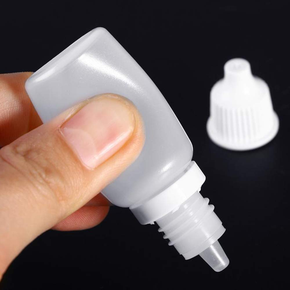 5/10/15/20/30/50/100ml Empty Plastic Squeezable Dropper Bottles PE ...