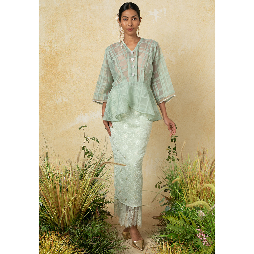 Zalia INTAN DRAPE KEBAYA SET (Female) Shopee Malaysia - Main Image