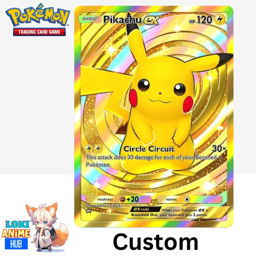 EN) Pikachu EX Genetic Apex #285 Crown Rare SAR SIR AA Pocket tcg Physical  Gred Custom PTCG TCG pokemon card game | Shopee Malaysia