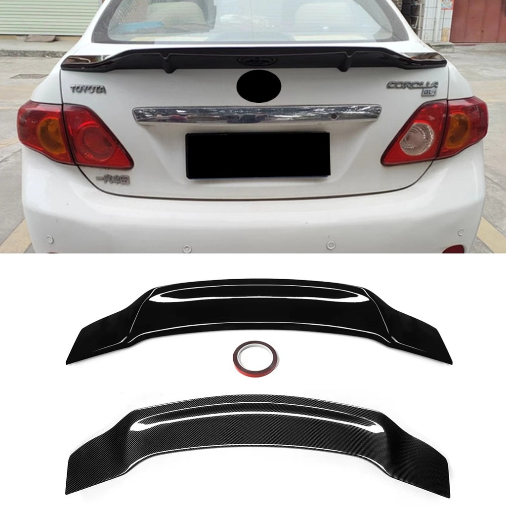 For Toyota Corolla 2007-2013 Rear Roof Spoiler Rear Trunk Spoiler Wing ...