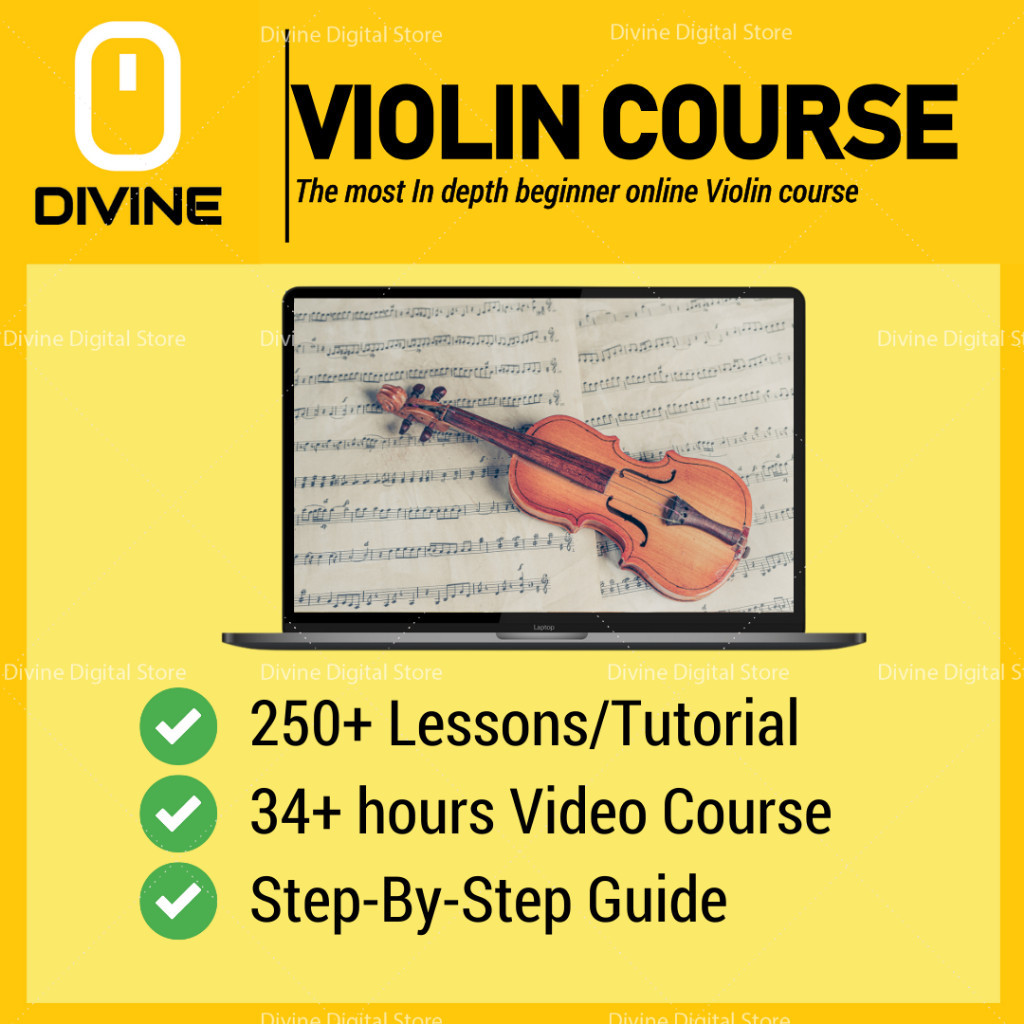 💎[Instant Delivery][Video Course] Violin Beginner Lessons | Learn ...