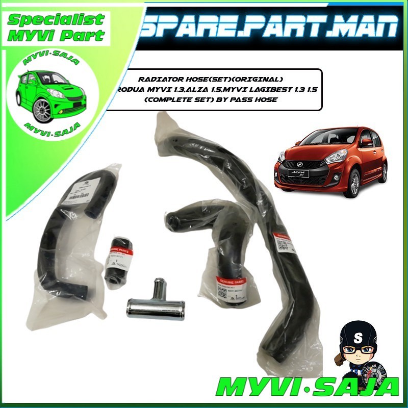 ORIGINAL PERODUA MYVI 1.3 ALZA 1.5 MYVI LAGIBEST 1.3 1.5 BY PASS HOSE ...