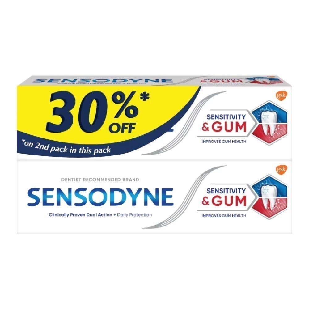 Sensodyne Sensitivity & Gum Dual Action Toothpaste (100g x 2's ...