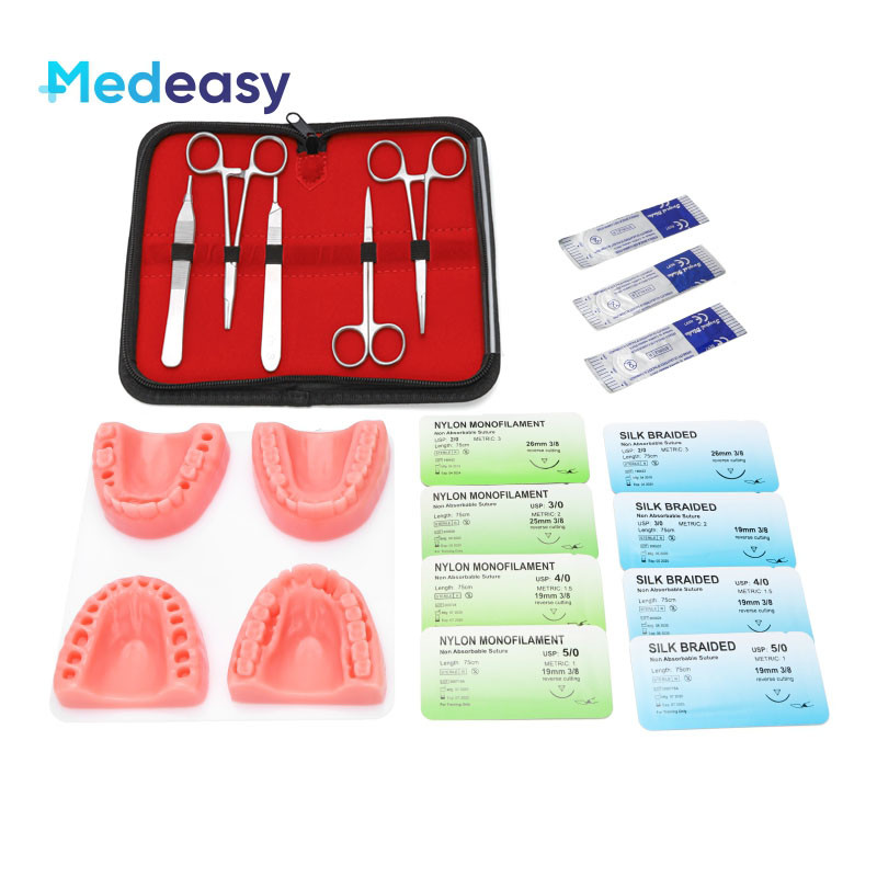 Dental Suture Training kit Complete Set with Large Dental Pad, Suture ...