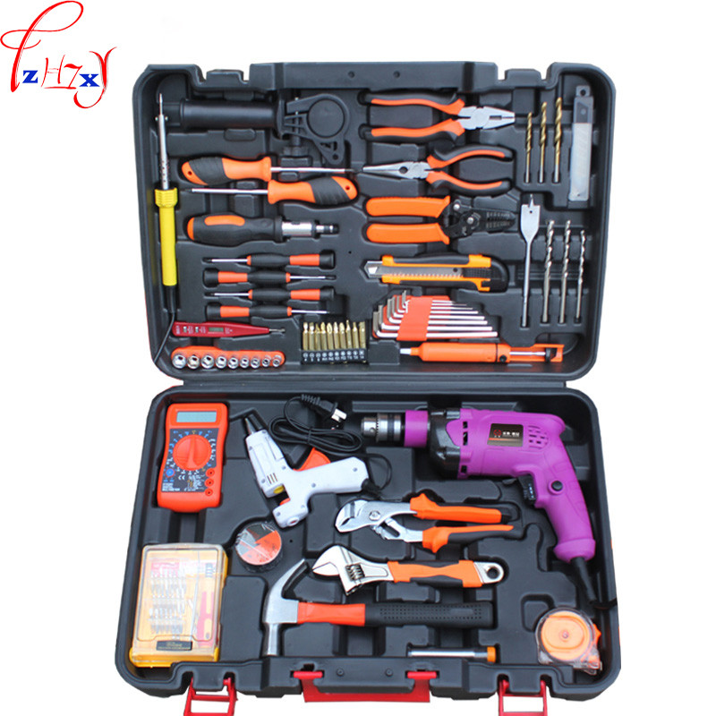 Multifunctional hardware toolbox for household tools electrician