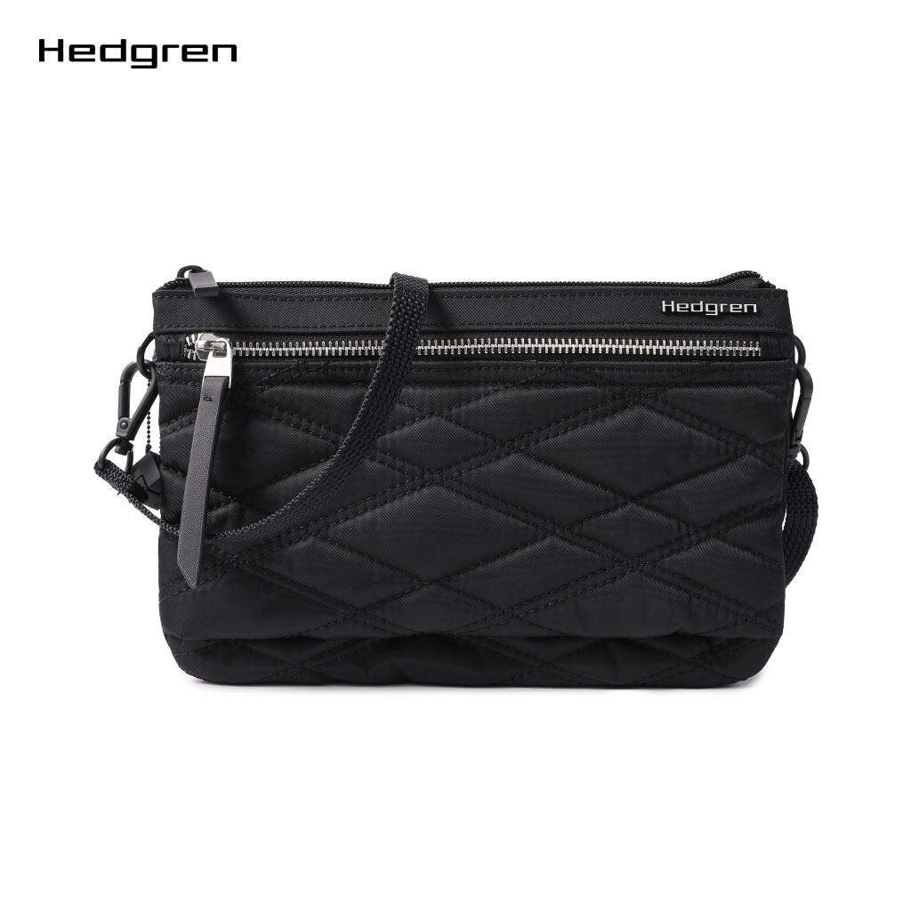 Bolso Hedgren Emma Unisex - 3 Compartimentos, Protección RFID, Color Safari Beige