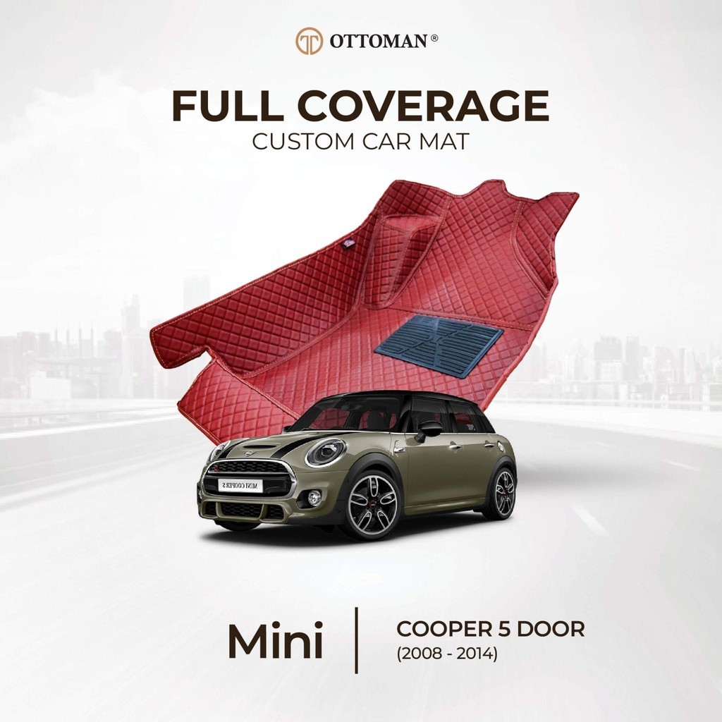 Ottoman Car Mat - Mini Cooper 5 Door F55 (2014-Present) | Shopee Malaysia